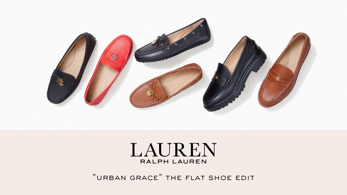 LAUREN RALPH LAUREN | フラットシューズで叶える、都会的な優雅さと