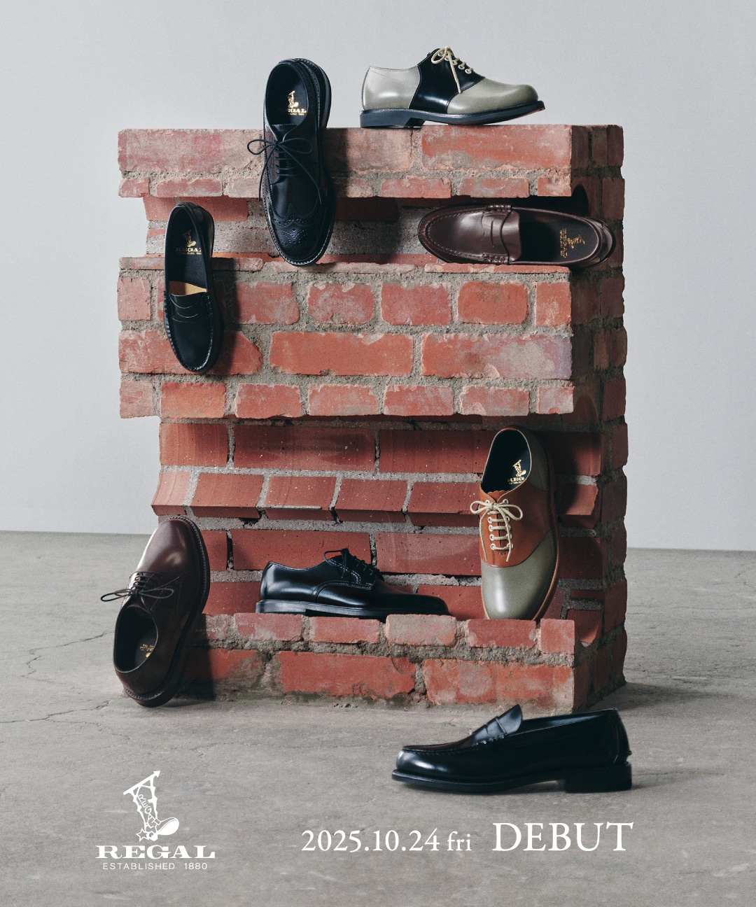 リーガル　REGAL　27.0　未使用 REGAL 革靴 紳士 ビジネス ハイブリッドドレスシューズ