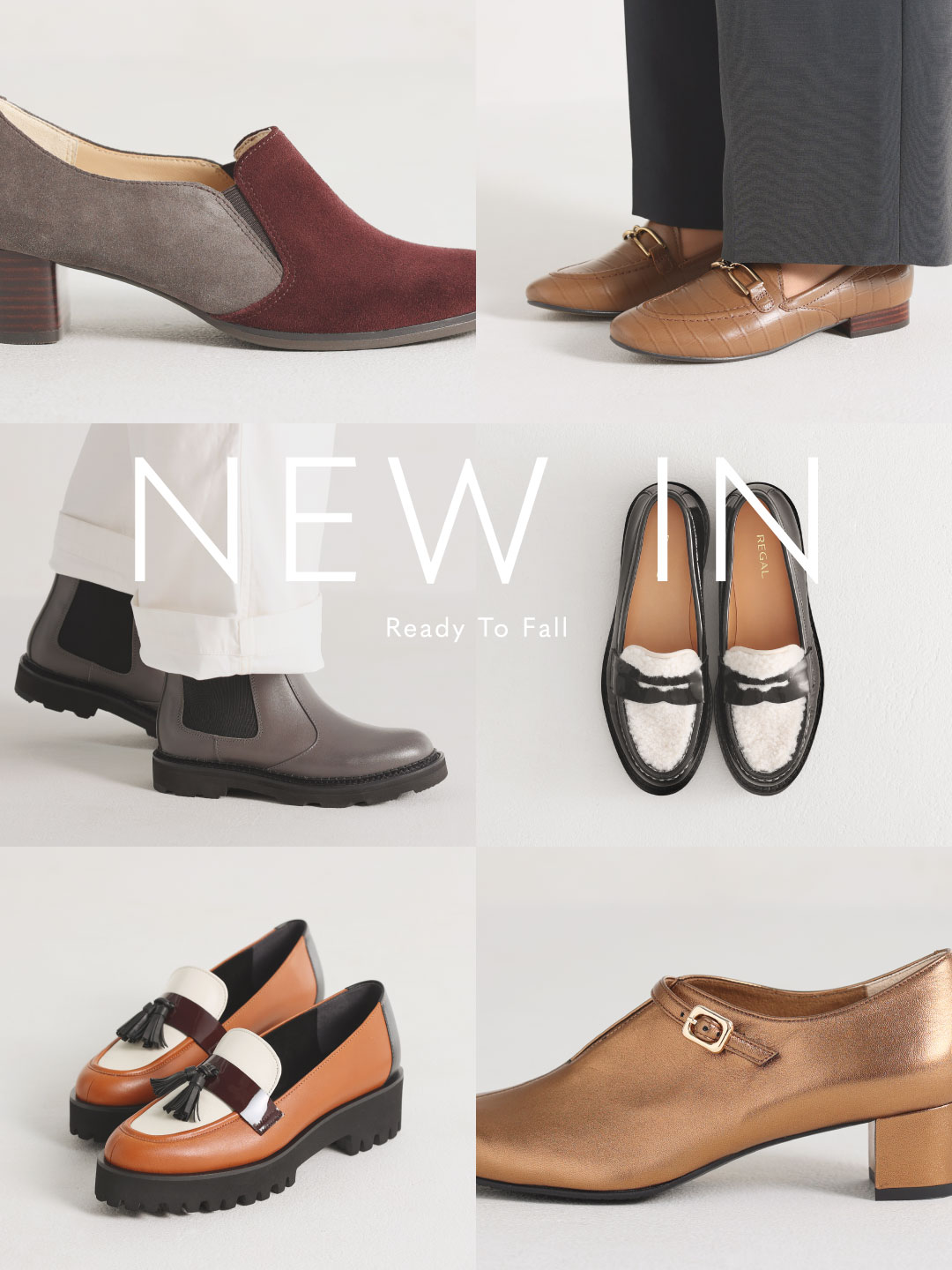 #リーガル　新品　ファッション　regal 女性靴　Shoes 女式皮鞋 6099-1069-