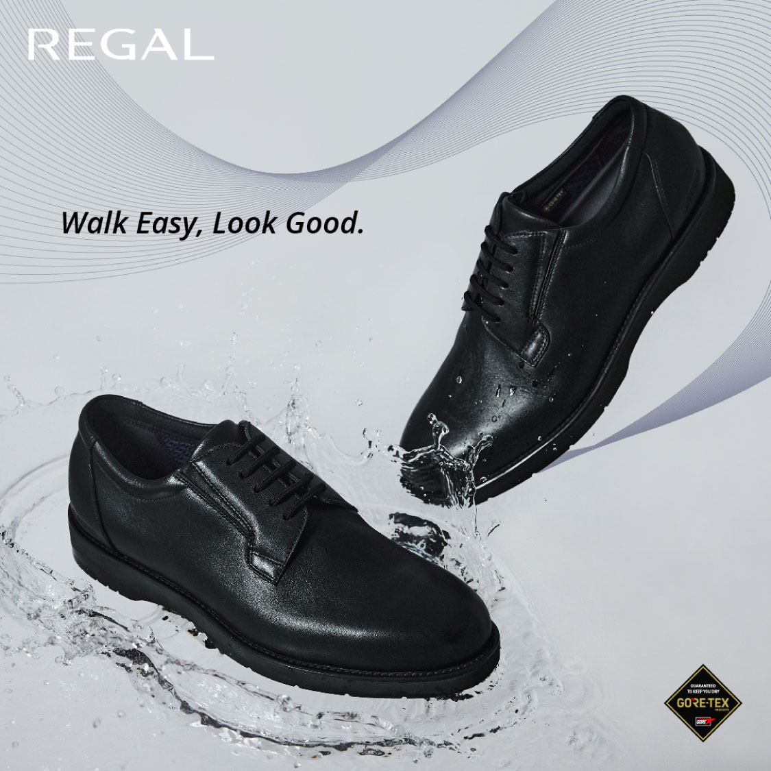 良品 REGAL 26.5 レザードライビングシューズ トリコロールカラー 靴