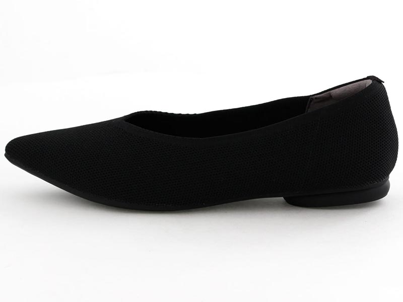 バイカラーニットパンプス