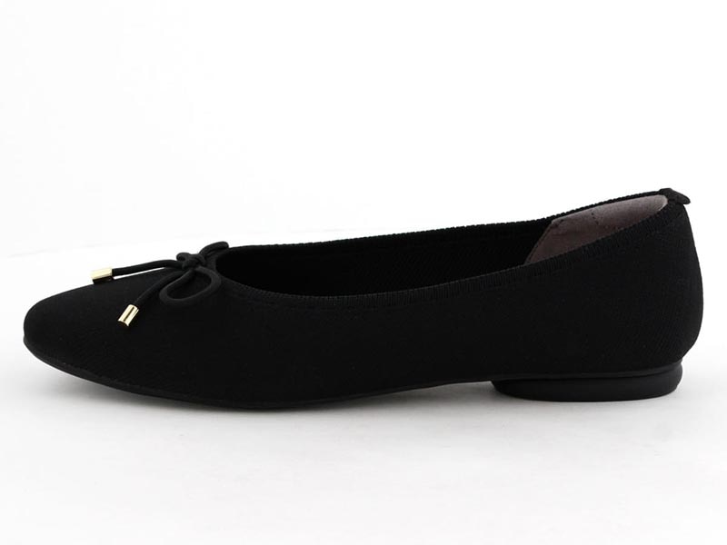 リボンバレエニットパンプス