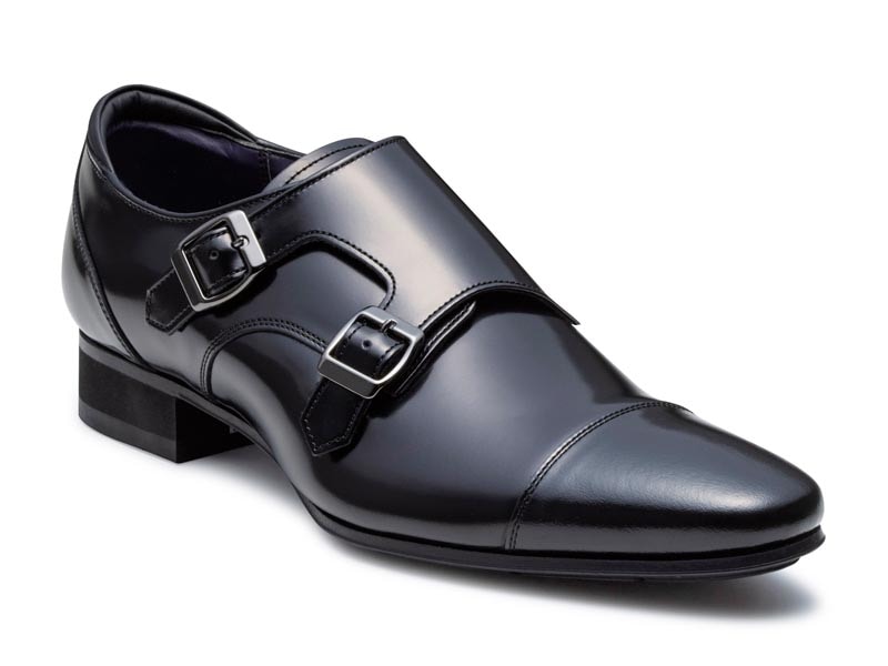 ダブルモンクストラップ（スクラッチタフレザー）