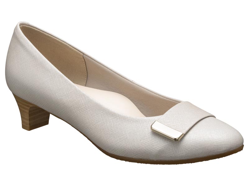 ラウンドトウデザインパンプス