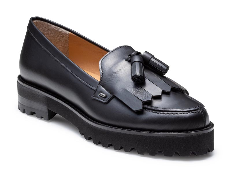 キルトタッセルローファー