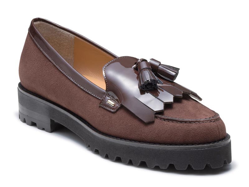 キルトタッセルローファー