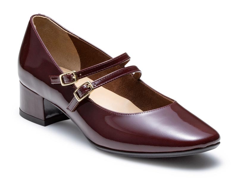 ダブルストラップパンプス