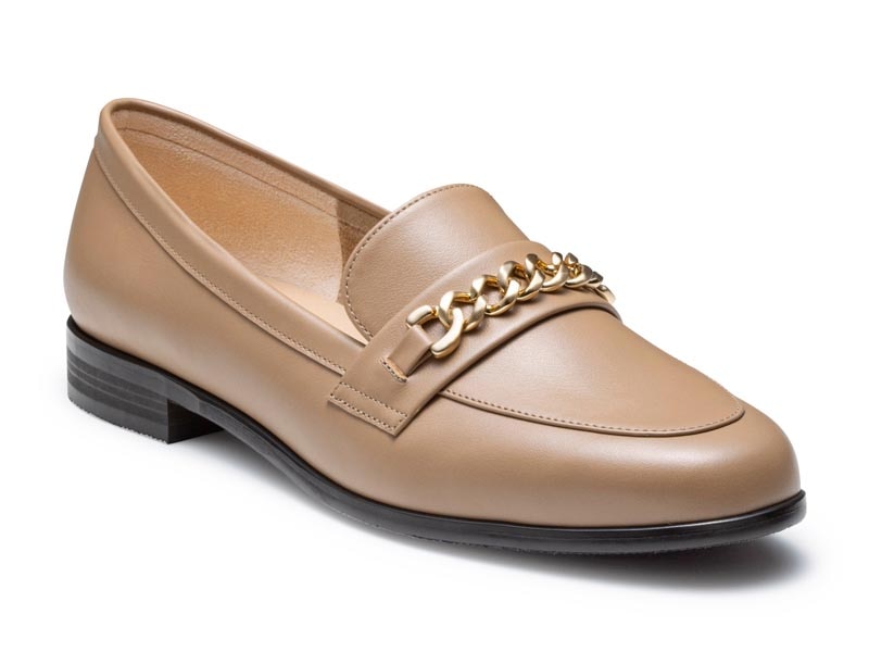 晴雨兼用チェーンローファー