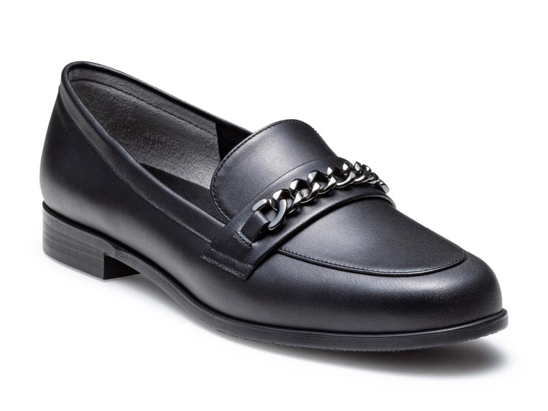 晴雨兼用チェーンローファー