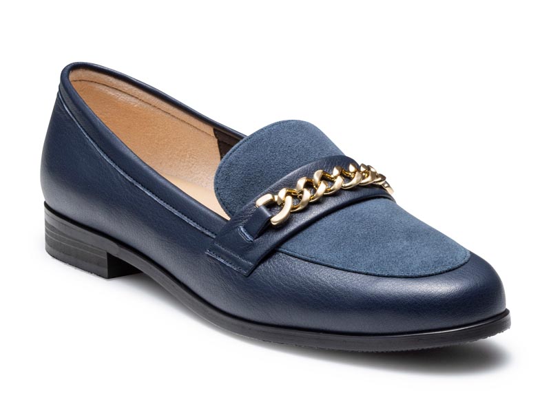 晴雨兼用チェーンローファー