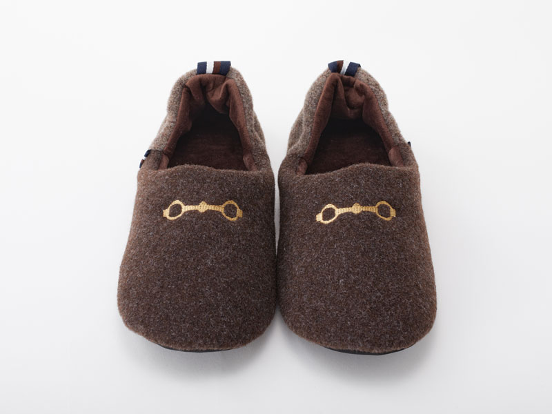 【MOONBAT×REGAL】ナストロ(Nastro)ビット刺繍 ユニセックス2WAYルームシューズ