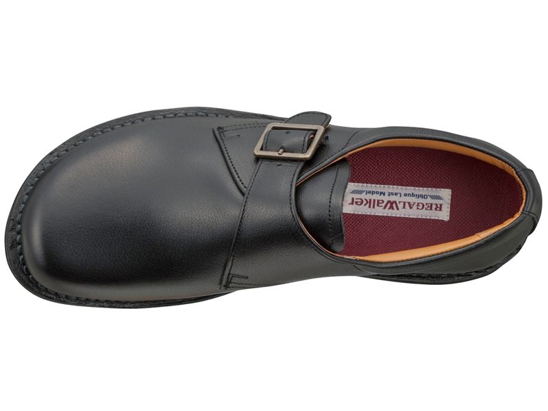 リーガルウォーカー モンクストラップ(23.5 ブラック): メンズ | 靴 
