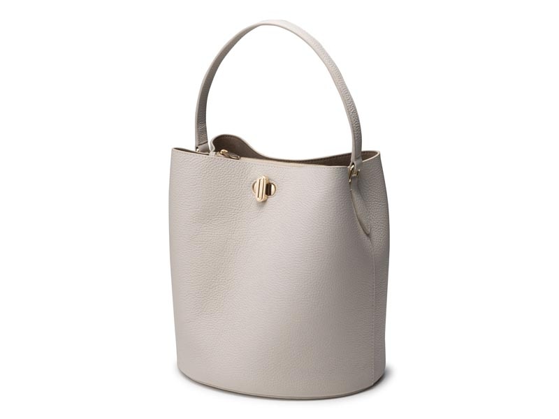 レザー2WAYバケットバッグ