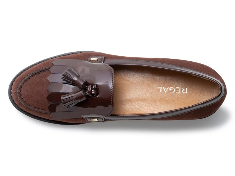 キルトタッセルローファー