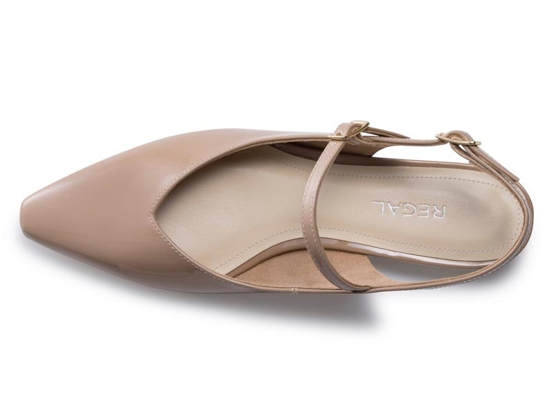 ストラップバックベルトパンプス