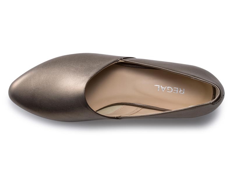 甲深フラットシューズ