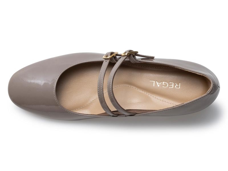 ダブルストラップパンプス