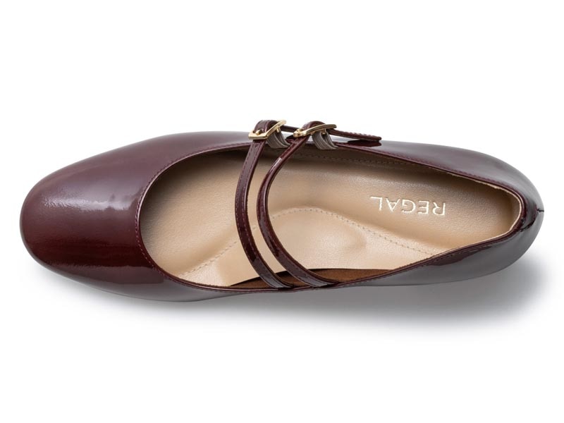 ダブルストラップパンプス