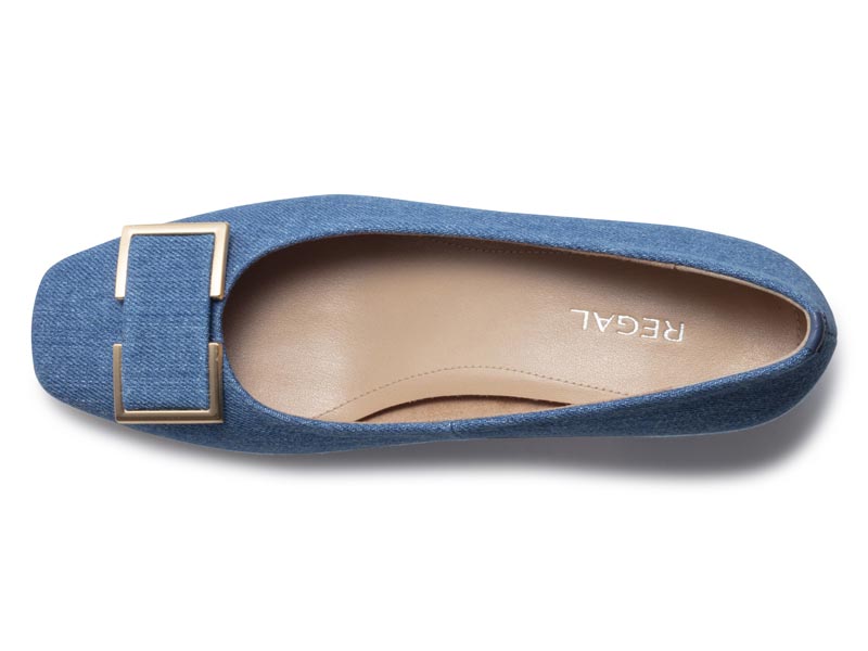 スクエアトウパンプス