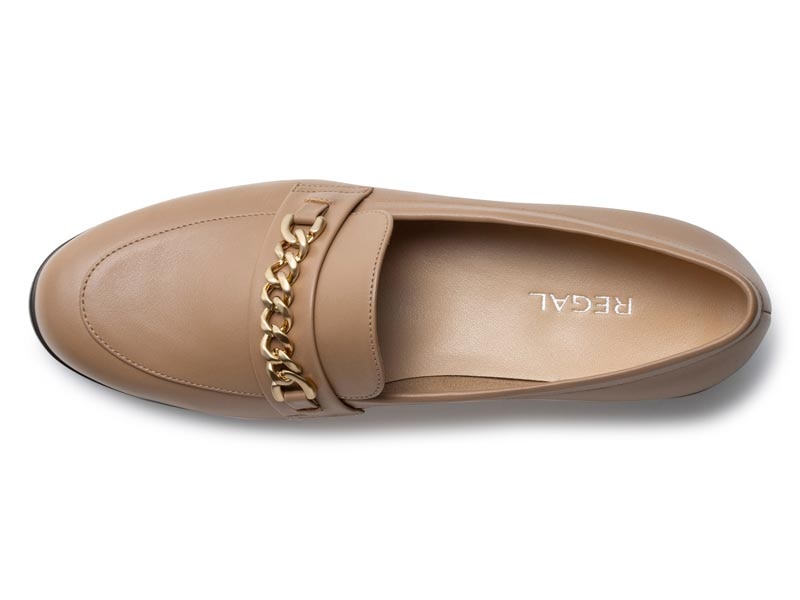 晴雨兼用チェーンローファー