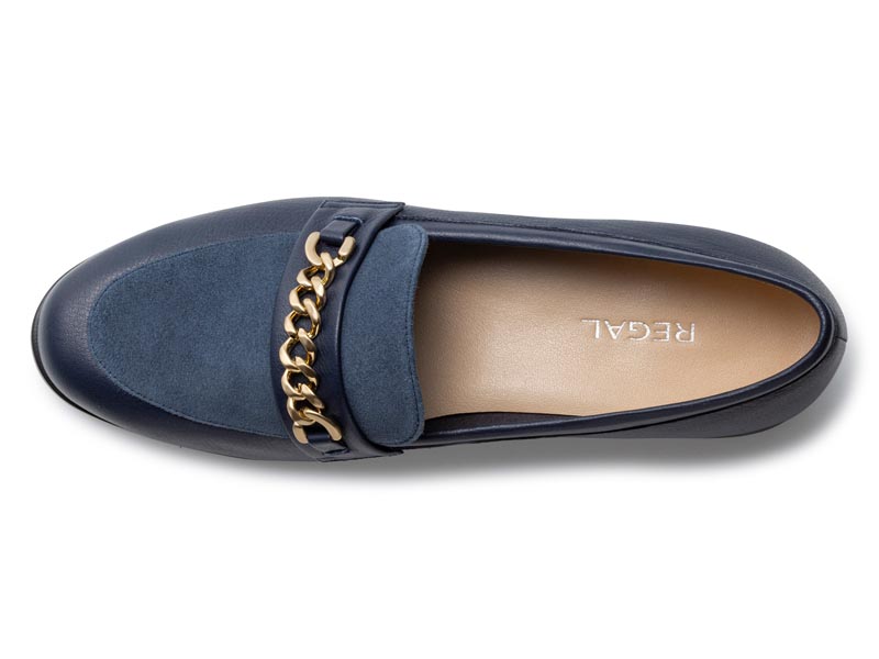 晴雨兼用チェーンローファー