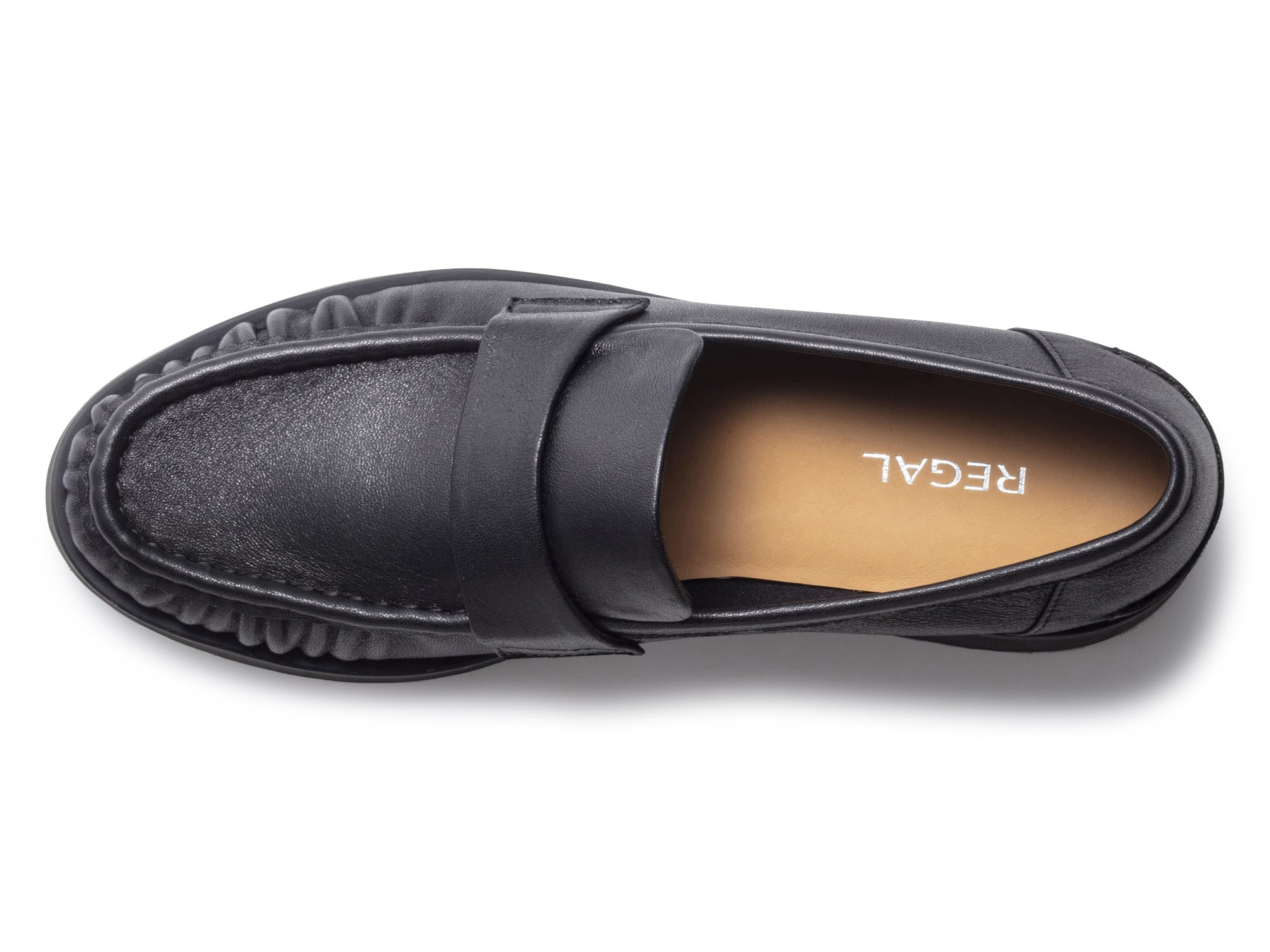 ギャザーローファー