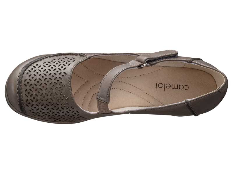 ストラップウエッジシューズ