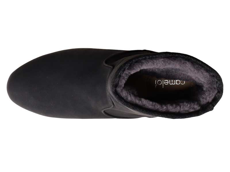 フェイクムートンショートブーツ