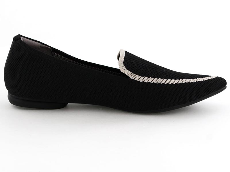 ニットフラットパンプス