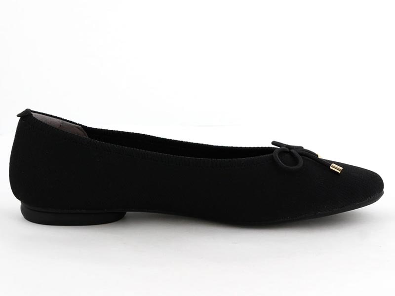 リボンバレエニットパンプス