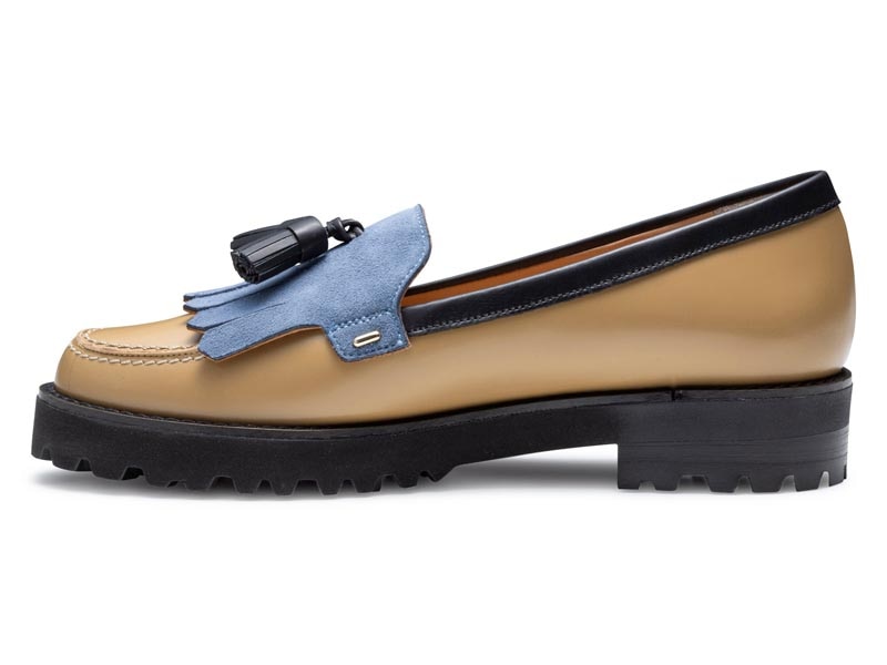 キルトタッセルローファー