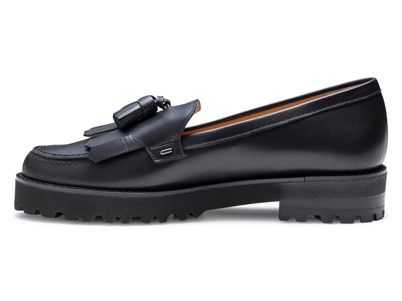 キルトタッセルローファー