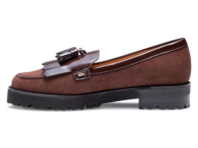 キルトタッセルローファー