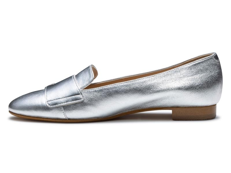 ダブルモンクフラットシューズ