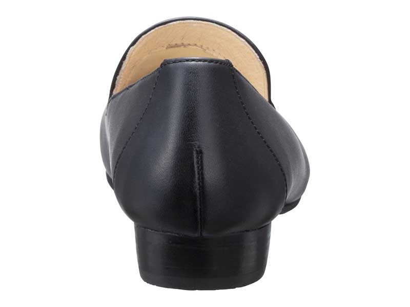 ネコ顔デザイン ブラックフラットシューズ yuko imanishi+ Vカットデザインフラットシューズ IBUKI|銀座