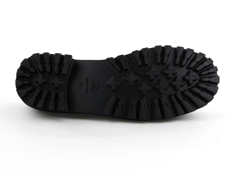 トラックソールレインローファー