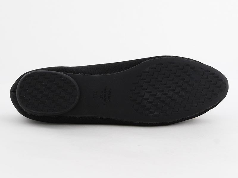 リボンバレエニットパンプス