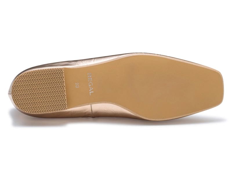 スクエアトウフラットシューズ