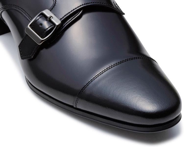 ダブルモンクストラップ（スクラッチタフレザー）