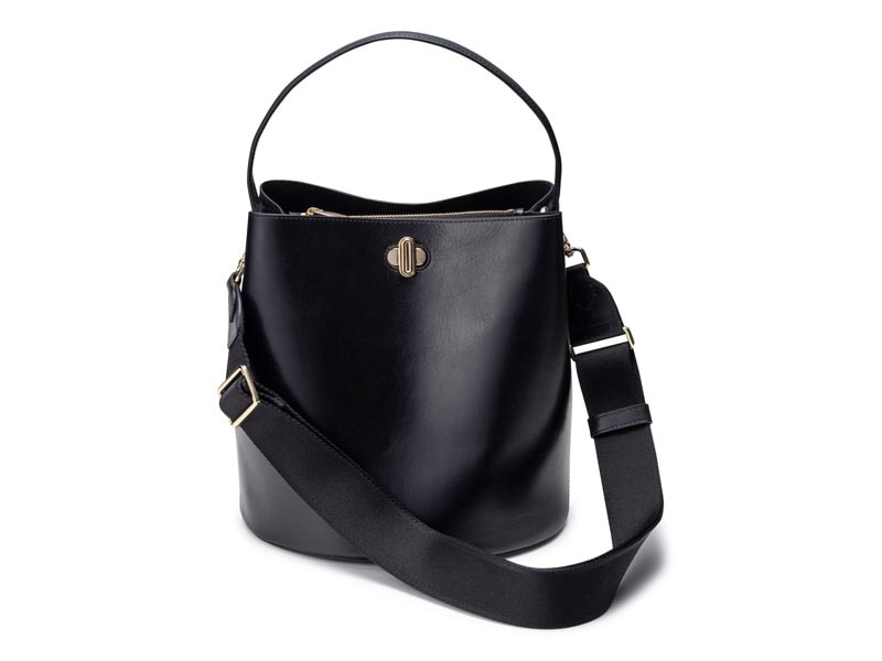 レザー2WAYバケットバッグ