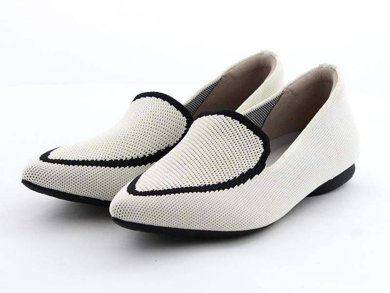 ニットフラットパンプス