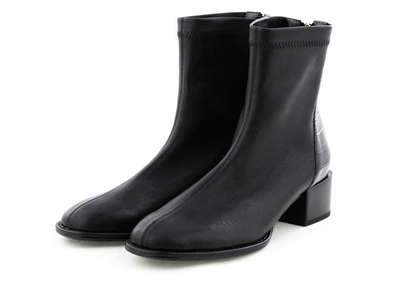 020A1420 ストレッチブーツ ブラック