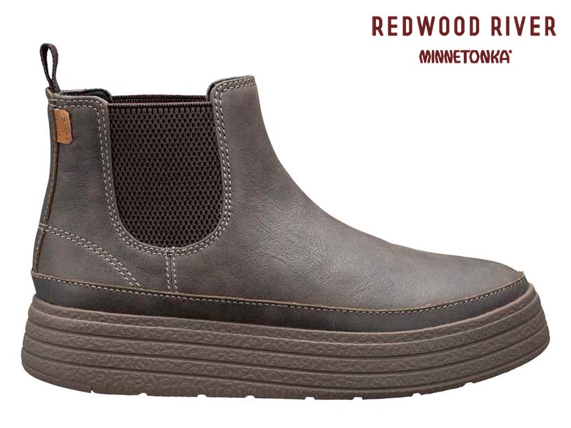 M12CAE 【REDWOOD RIVER×MINNETONKA(R)】サイドゴアブーツ ダークブラウン