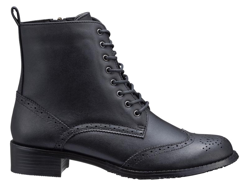 S16CAH レースアップブーツ ブラック