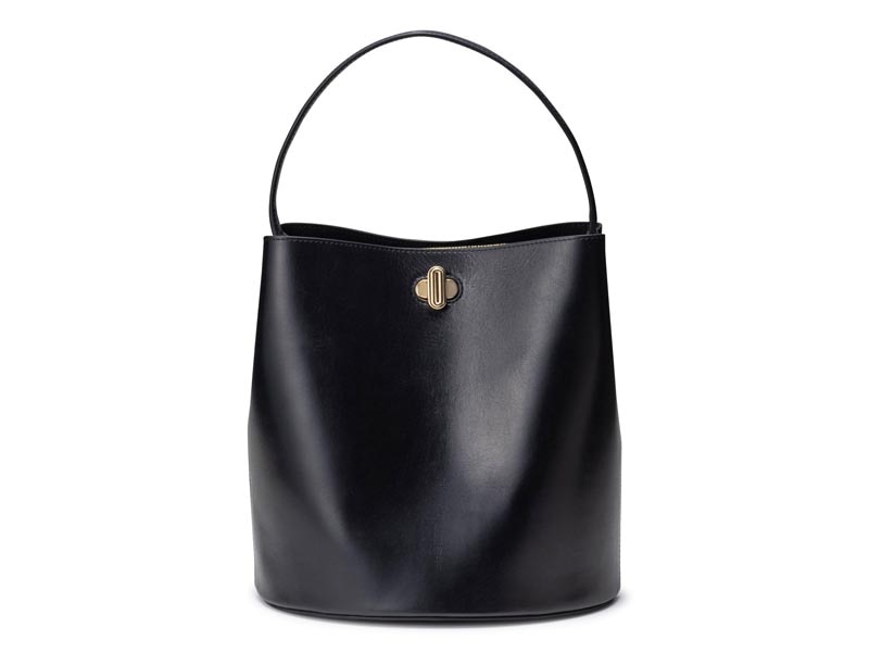 レザー2WAYバケットバッグ