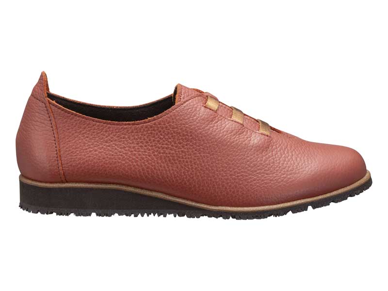 UM11AC らくちんレースアップシューズ レンガ