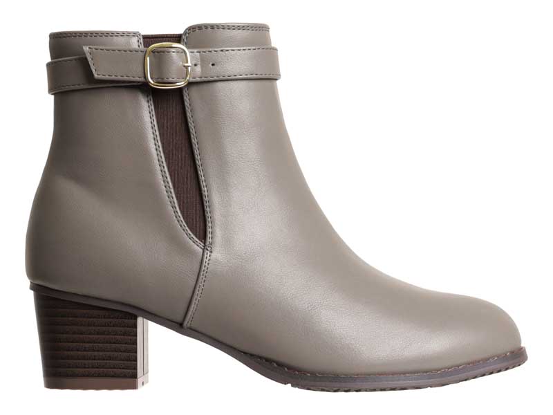 UM34AB ショートブーツ グレー