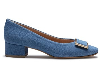 スクエアトウパンプス