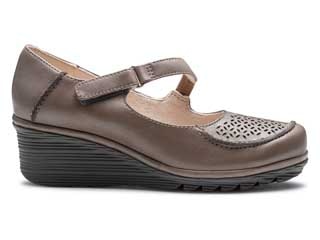 ストラップウエッジシューズ